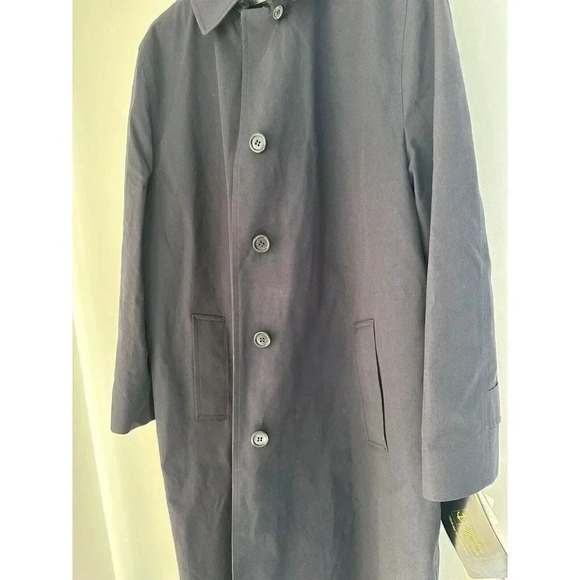 Anchor Uniform Navy Trench Coat Single Breasted Thinsulate Size 16 Tall 260LT - Picture 9 of 14